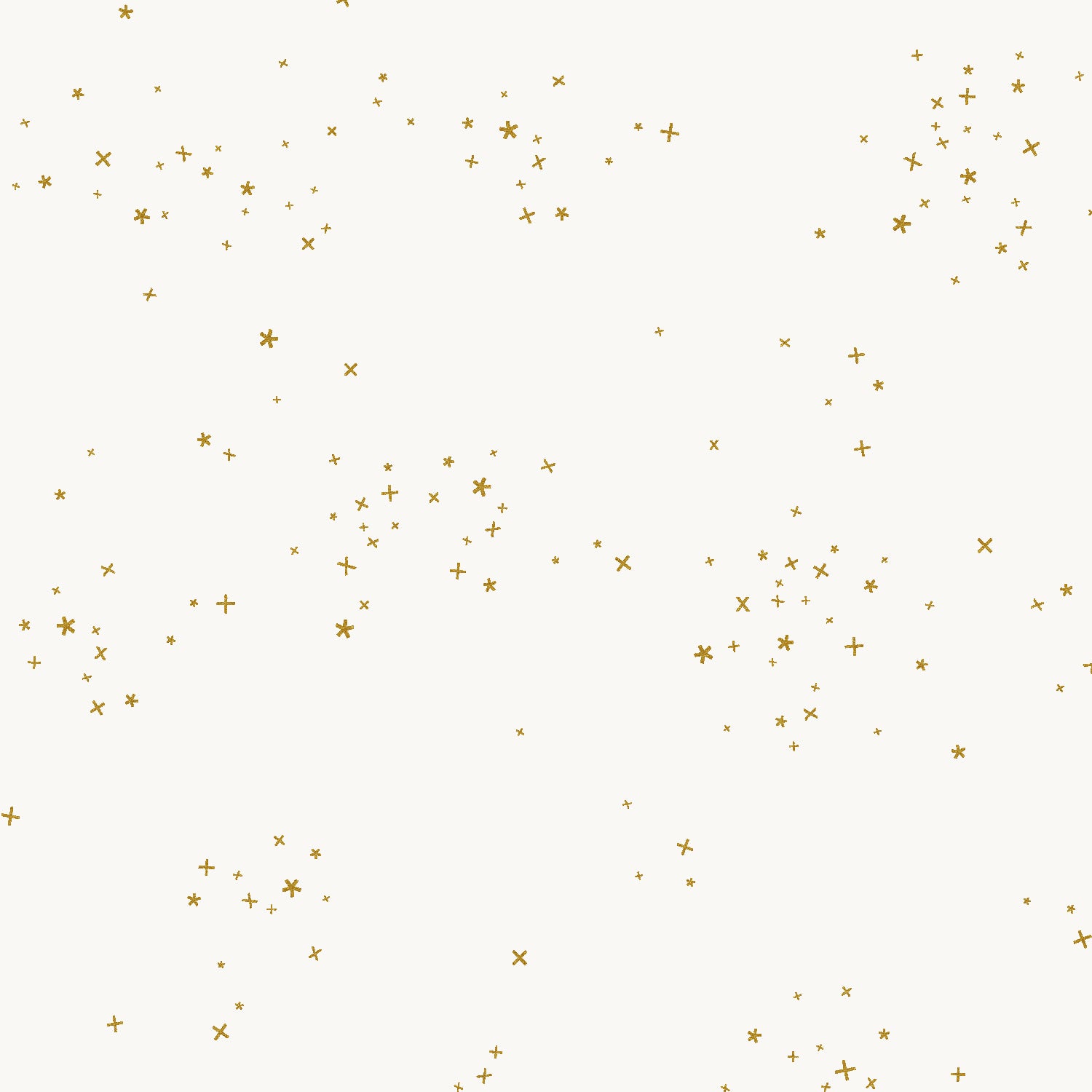 Freckles Metallic Gold on Cloud White - C+S Basics